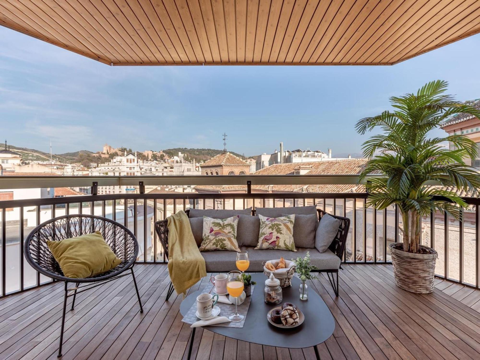 Ferienwohnung Luxury Alhambra Penthouse Collection Granada Exterior foto